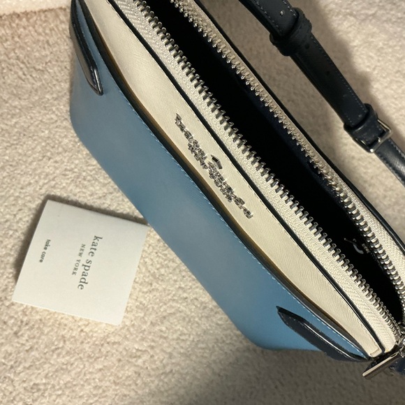 Kate Spade Two-Tone Blue and White Crossbody Bag - Picture 2 of 5